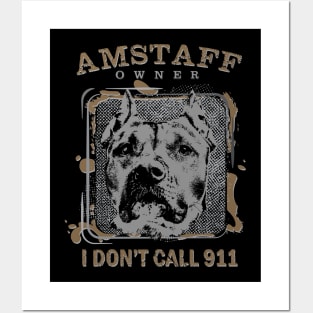 American Staffordshire Terrier - Amstaff Posters and Art